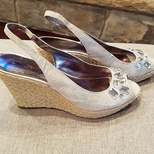 GUC Cute Alfani Wedge Shoes Size 9.5